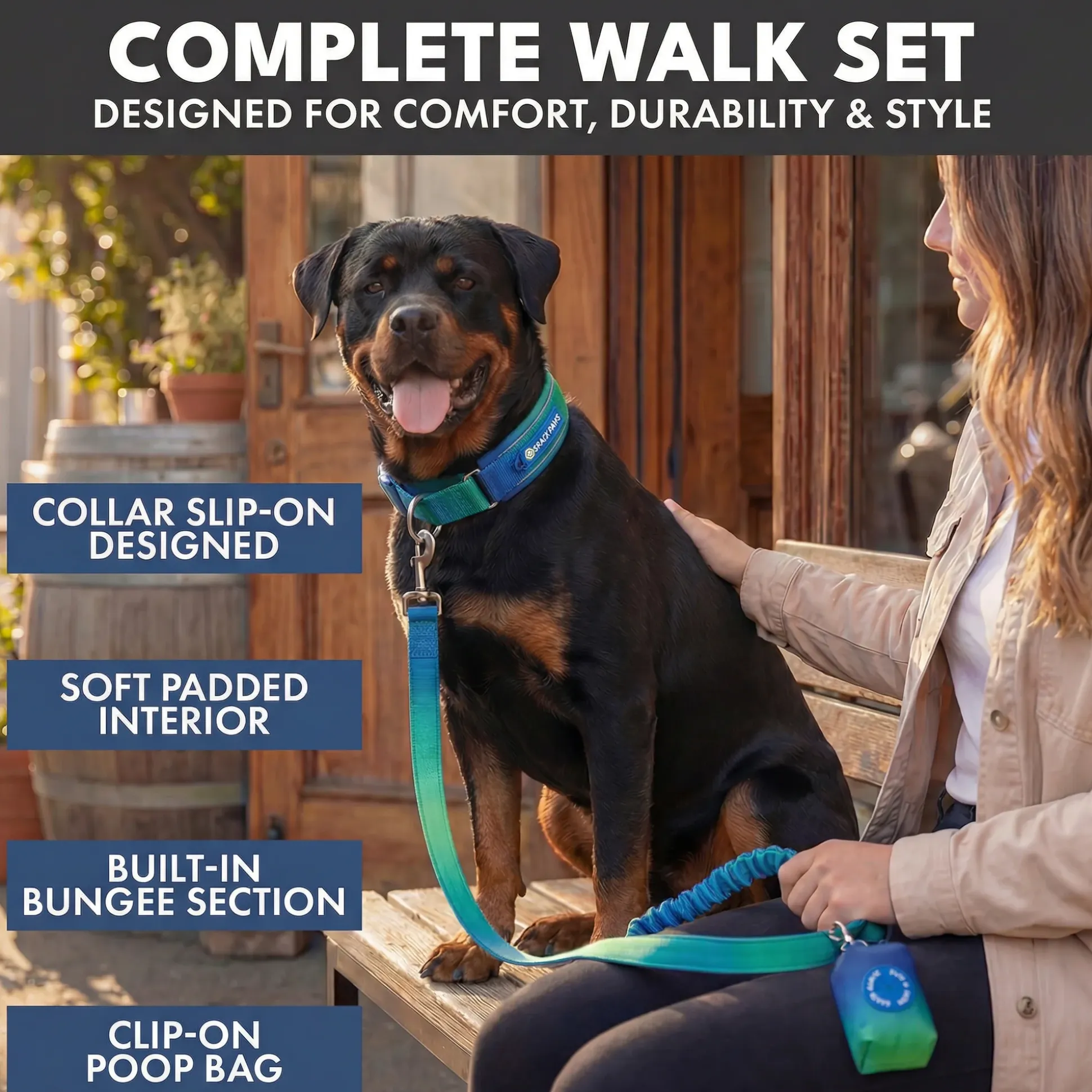 Martingale Collar and Multipurpose Leash Sets