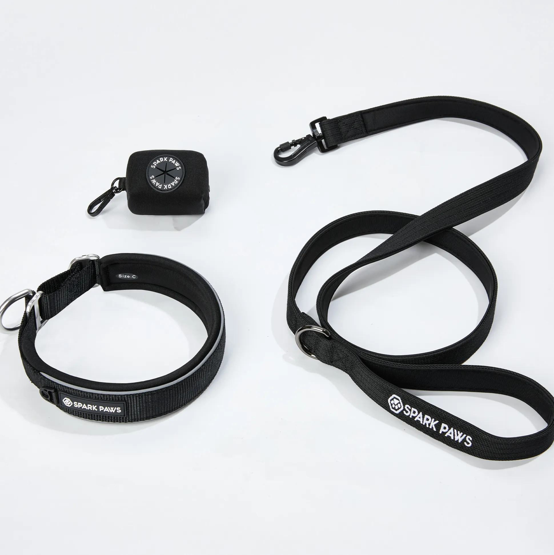 Martingale Collar Set - Black