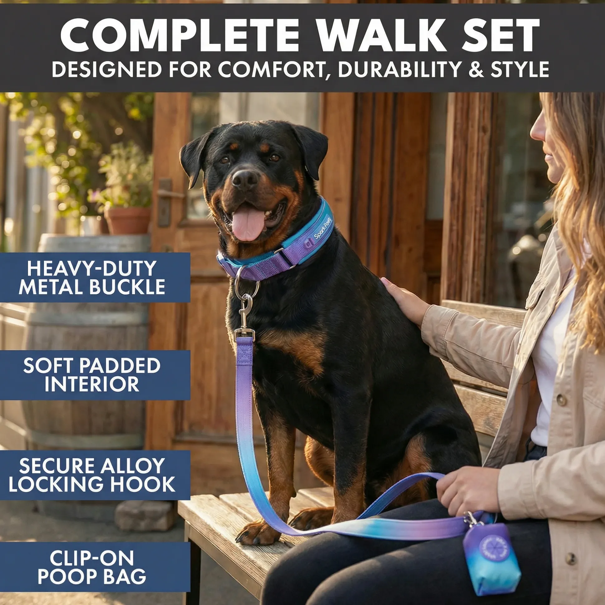 Martingale Collar Set - 90s Retro