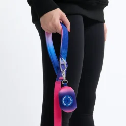 Multipurpose Seatbelt Handsfree Leash & Poop Bag Holder Set - Snow Cone