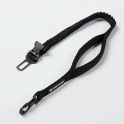 Multipurpose Seatbelt Handsfree Leash & Poop Bag Holder Set - Black