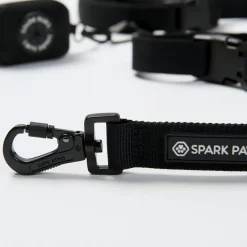 Multipurpose Seatbelt Handsfree Leash & Poop Bag Holder Set - Black