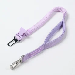 Multipurpose Seatbelt Handsfree Leash & Poop Bag Holder Set - Lilac