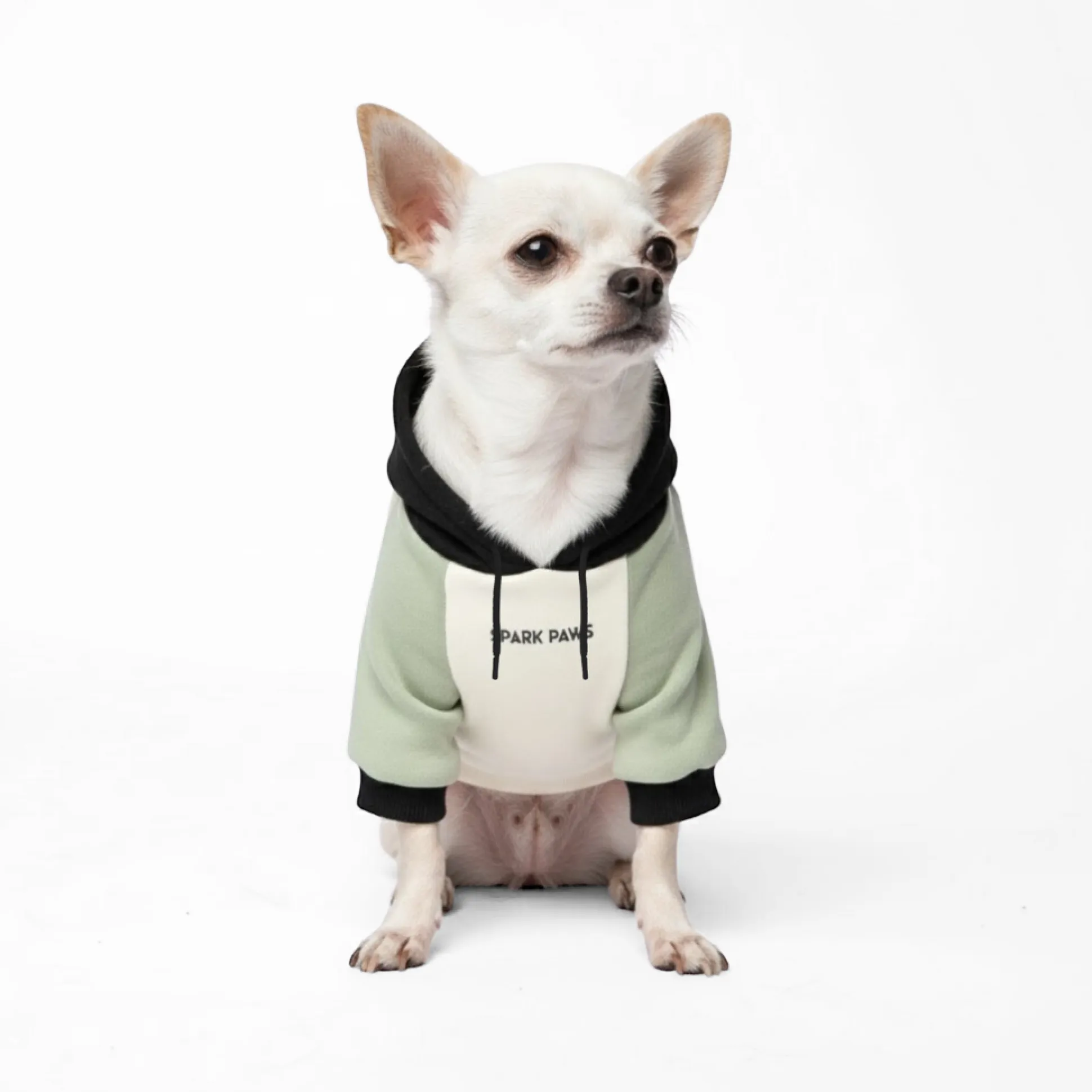 Olive Cream Dog Hoodie