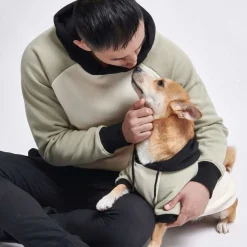 Olive Cream Human Hoodie
