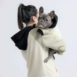 Olive Cream Human Hoodie