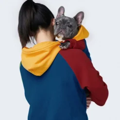Primary Color Block Human Hoodie
