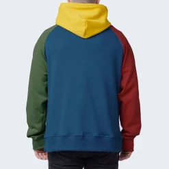 Primary Color Block Human Hoodie