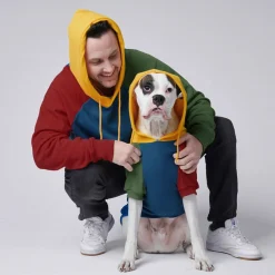 Primary Color Block Human Hoodie