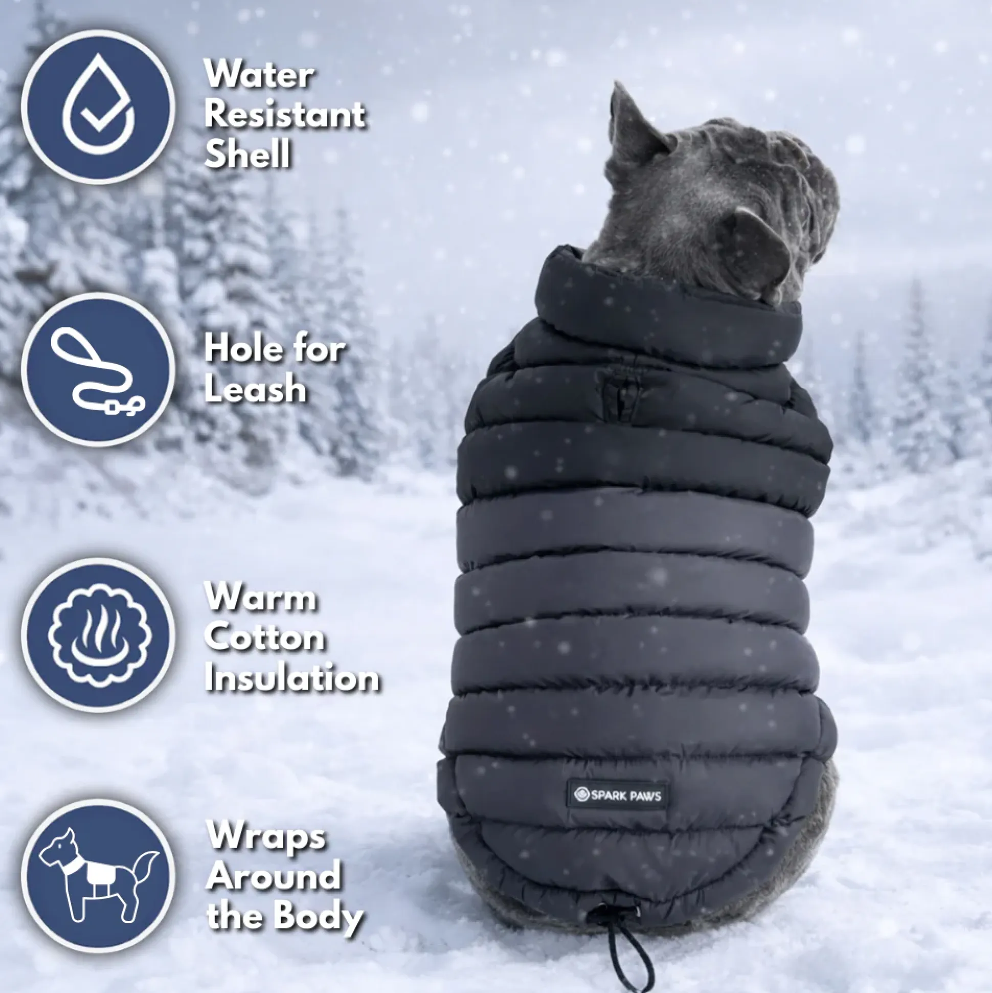 PuffShield Winter Jacket - Black