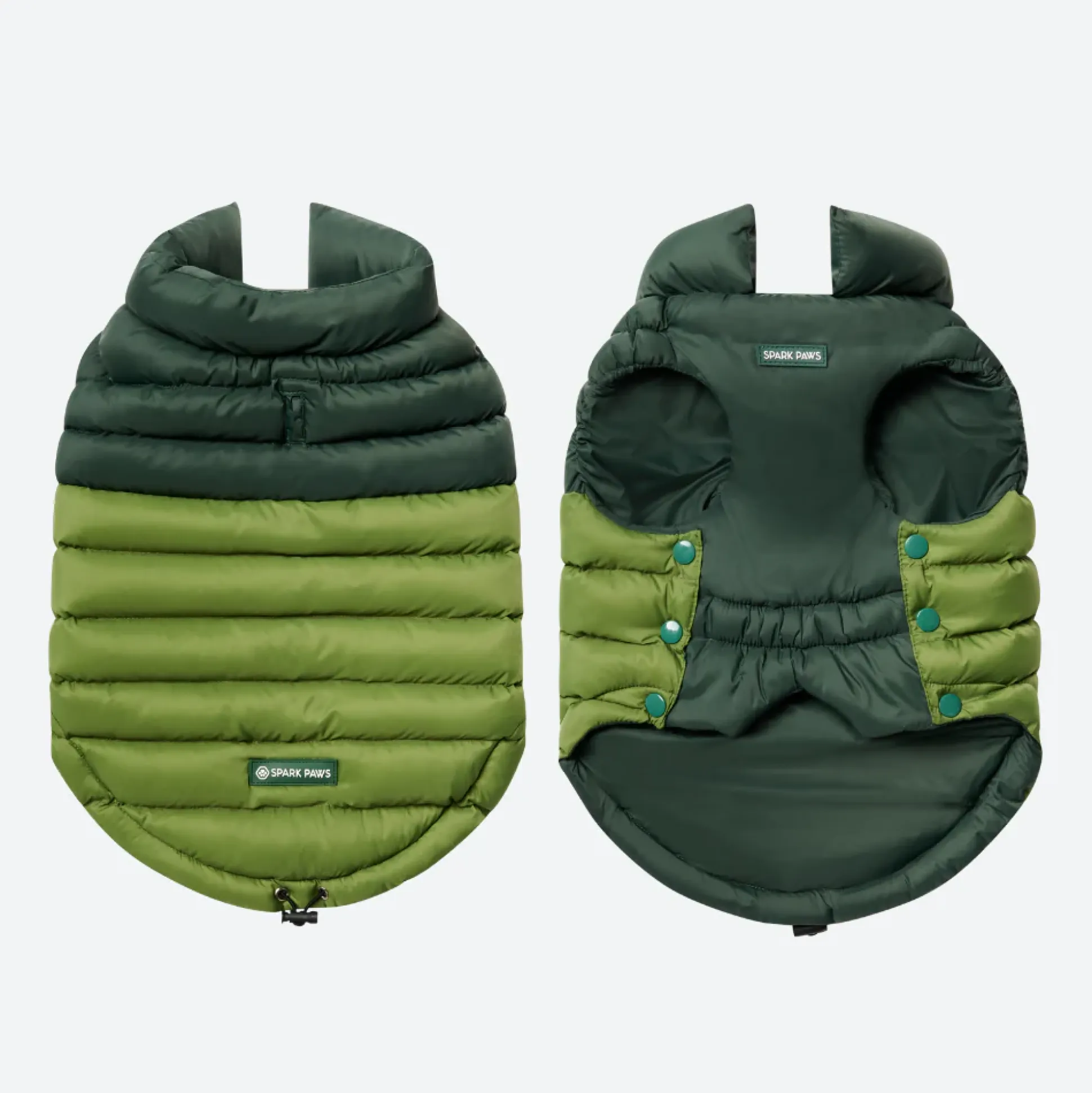 PuffShield Winter Jacket - Green