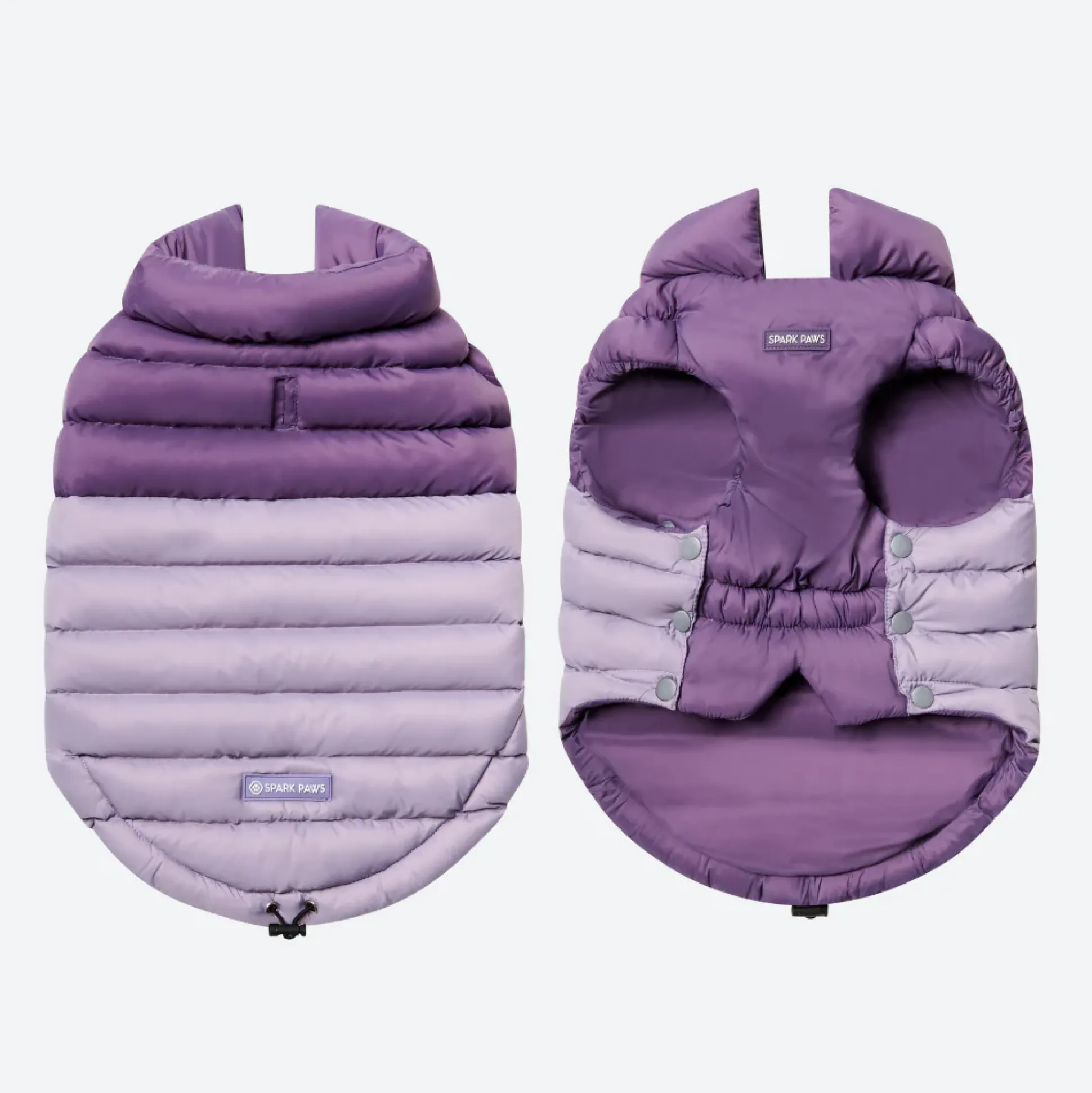PuffShield Winter Jacket - Purple