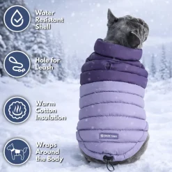 PuffShield Winter Jacket - Purple