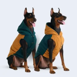 Reversible Jacket - Green and Orange