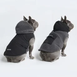 Reversible Sherpa Jacket - Grey and Black