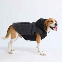 Reversible Sherpa Jacket - Grey and Black