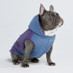 Reversible Sherpa Jacket - Purple and Blue