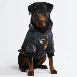 Rock and Roll Dog Hoodie