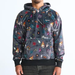 Rock and Roll Human Hoodie