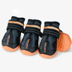Spark Paws 365 - The All-Season Dog Shoes - Black Orange