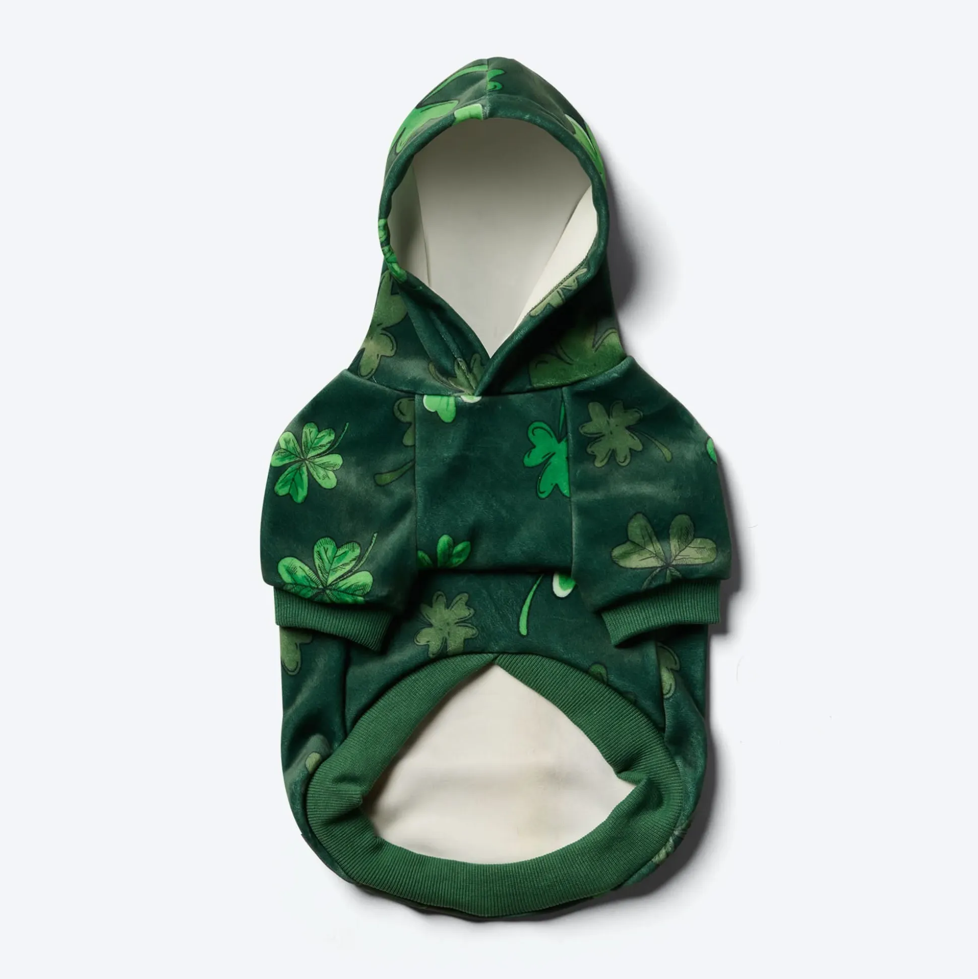 St. Paddy's Dog Hoodie - Dark Green (Limited Edition)
