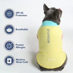Sunblock Dog T-Shirt - Color Block