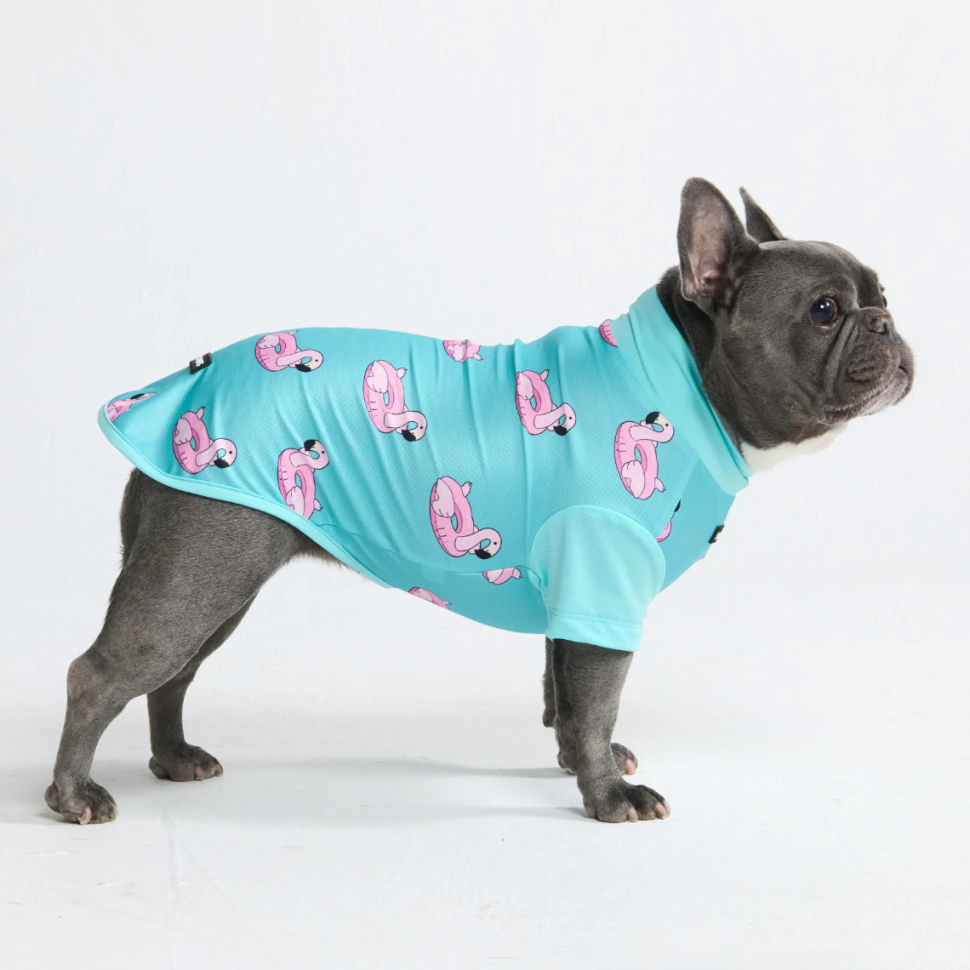 Sunblock Dog T-Shirt - Flamingo