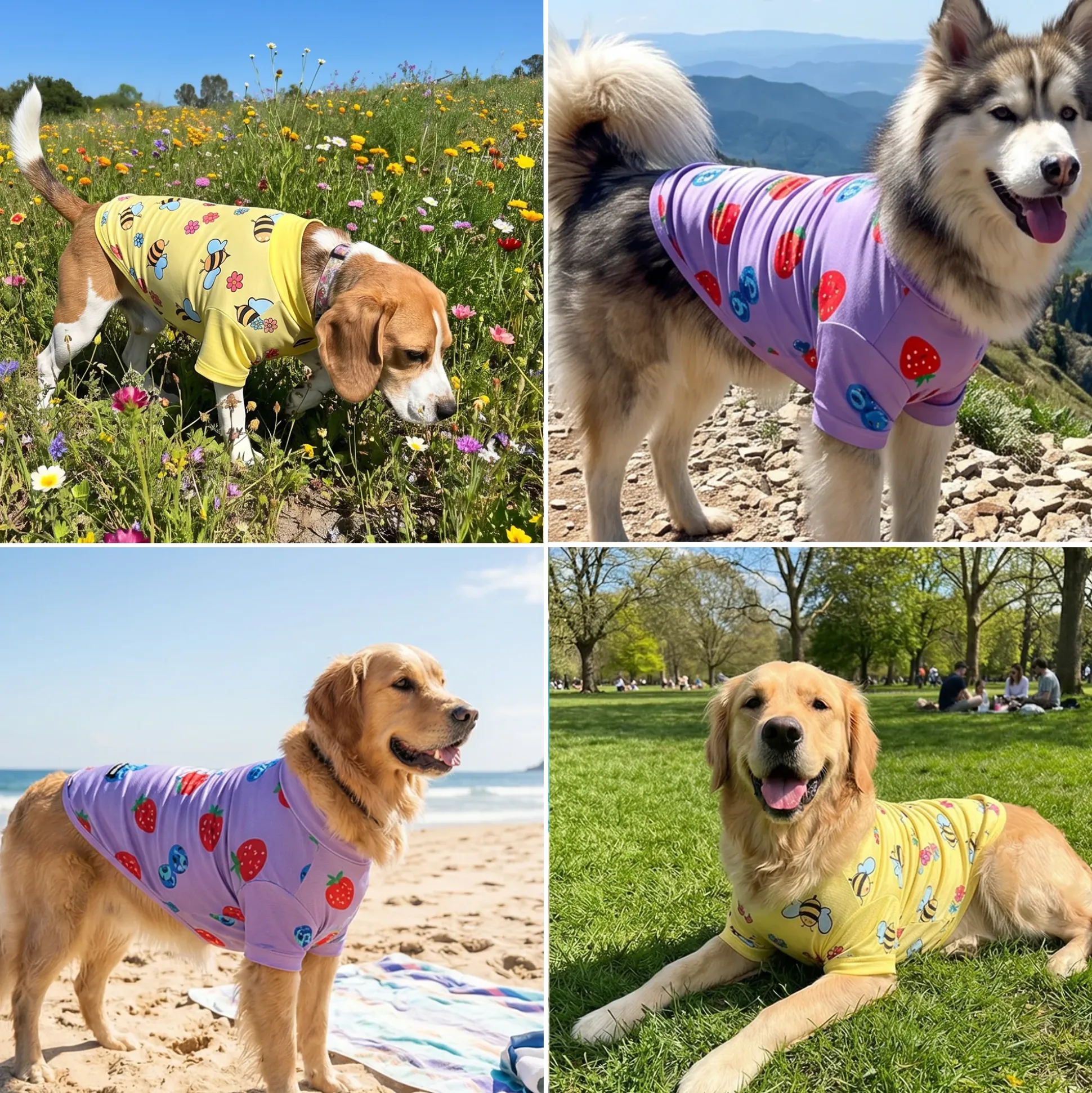 Sunblock Dog T-Shirt 2-pack