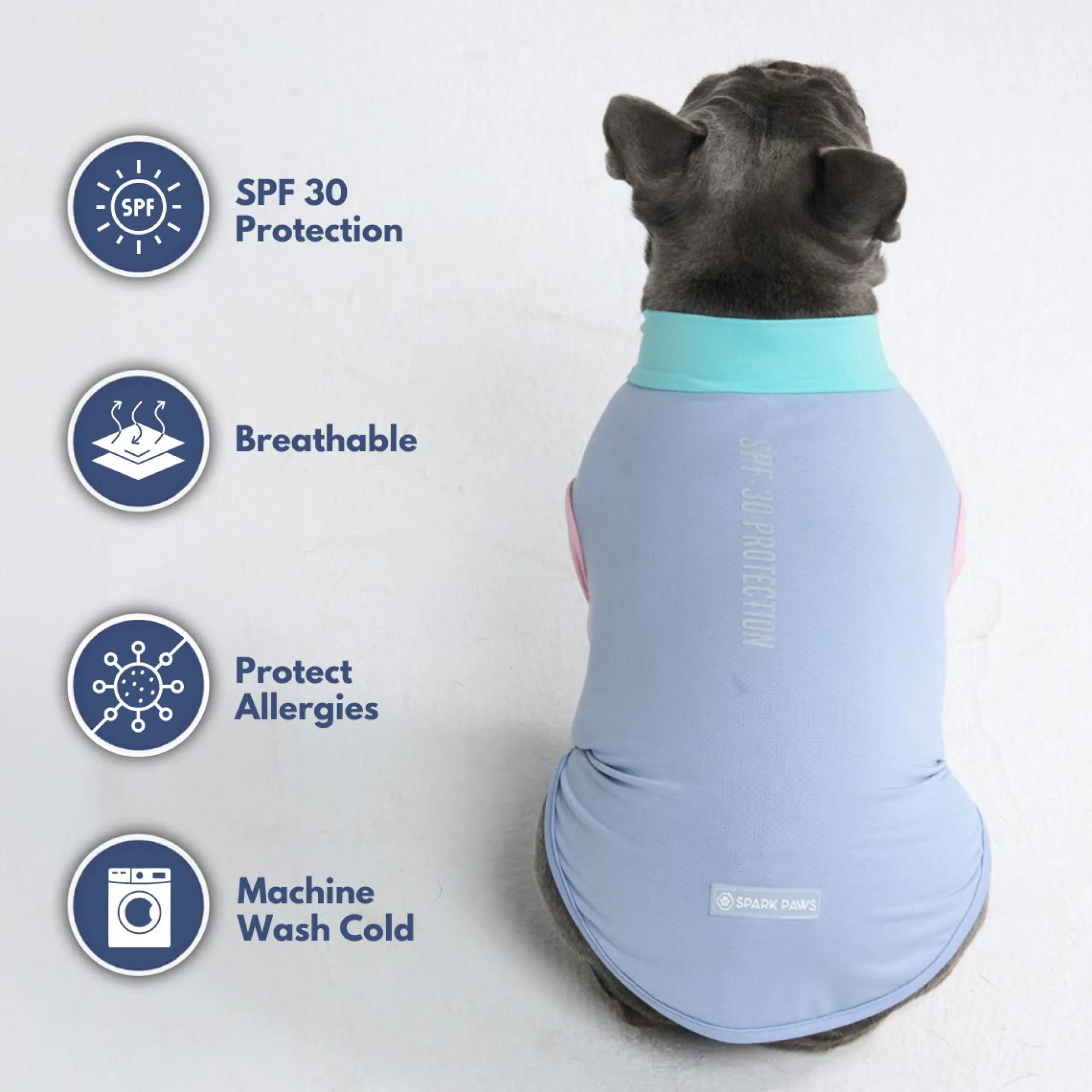 Sunblock Dog T-Shirt - Sorbet