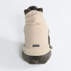 Teddy Sherpa Dog Jacket - Beige