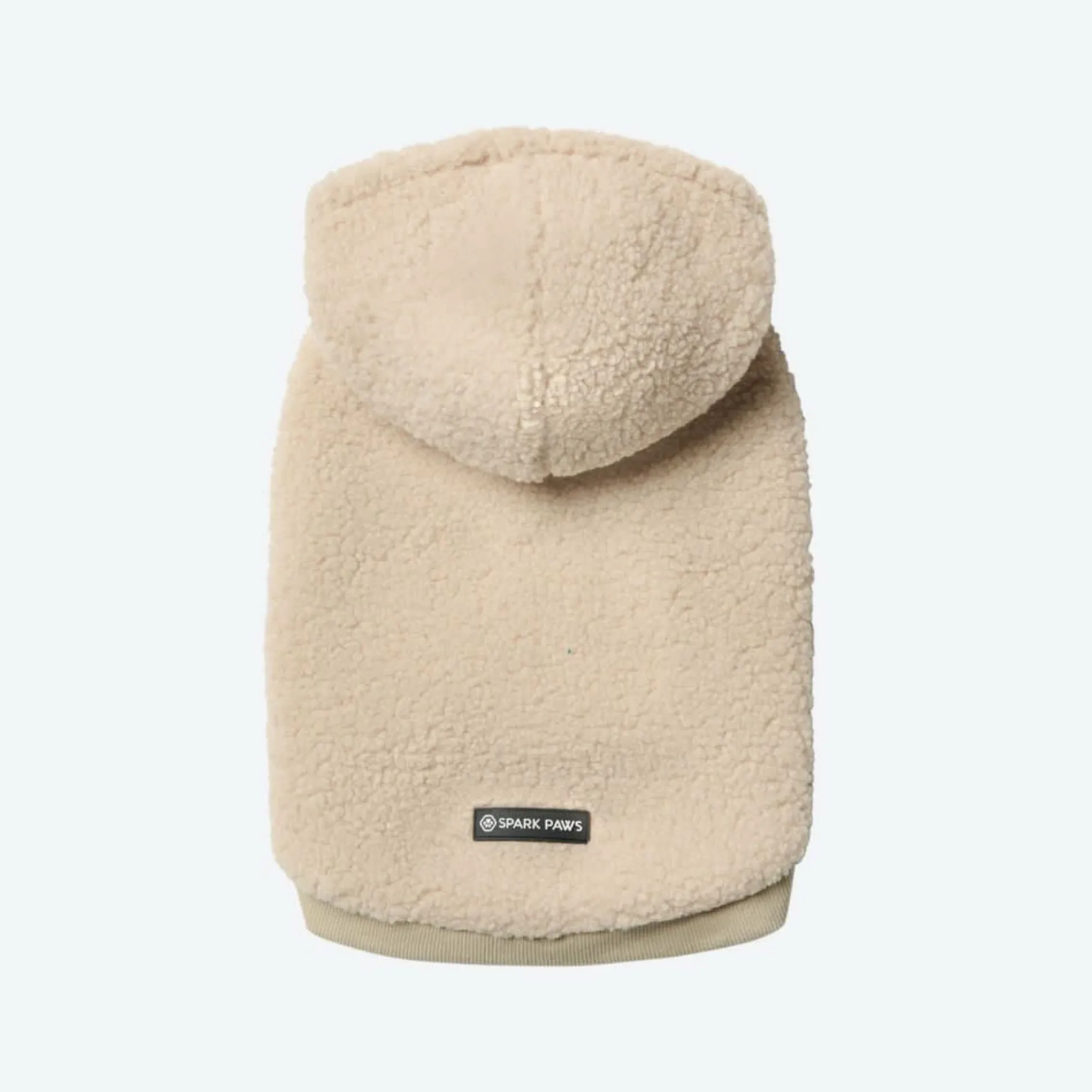 Teddy Sherpa Dog Jacket - Beige