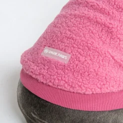 Teddy Sherpa Dog Jacket - Dark Pink