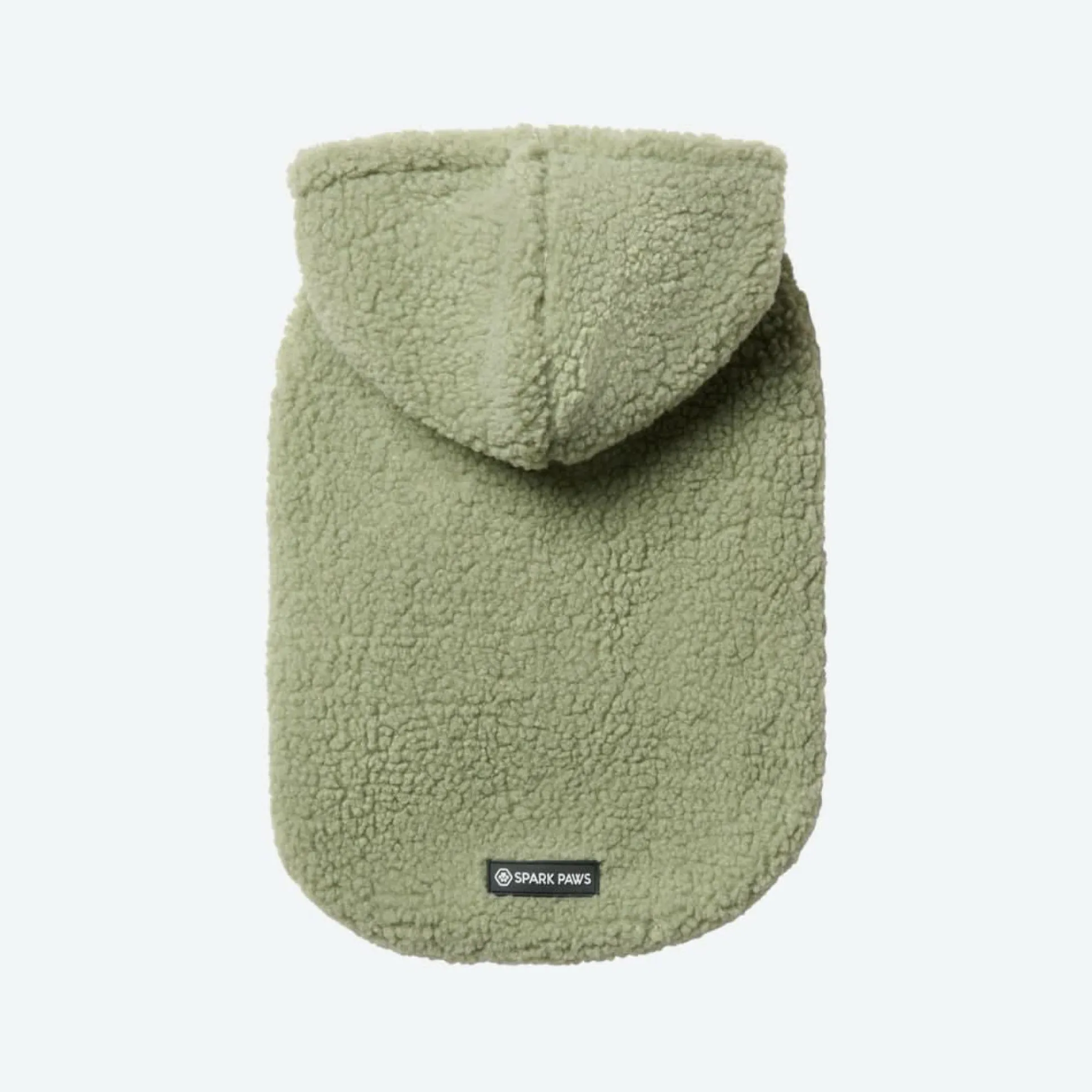 Teddy Sherpa Dog Jacket - Light Green