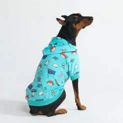 The Australia Dog Hoodie - Teal