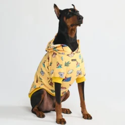 The Australia Dog Hoodie - Yellow