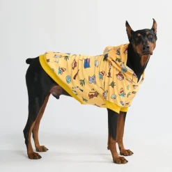 The Australia Dog Hoodie - Yellow