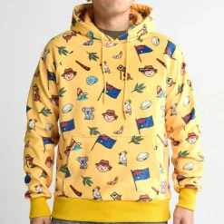 The Australia Human Hoodie - Yellow