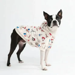 The France Dog Hoodie - Beige