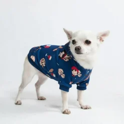 The France Dog Hoodie - Blue