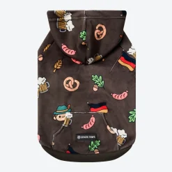 The Germany Dog Hoodie - Dark Brown
