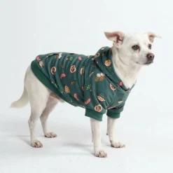 The Germany Dog Hoodie - Dark Green