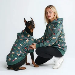 The Germany Dog Hoodie - Dark Green