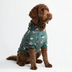 The Germany Dog Hoodie - Dark Green