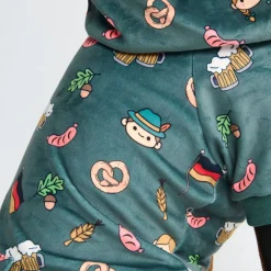 The Germany Dog Hoodie - Dark Green