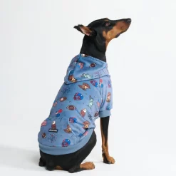 The USA Dog Hoodie - Blue