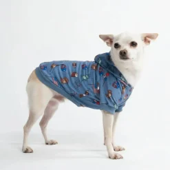 The USA Dog Hoodie - Blue