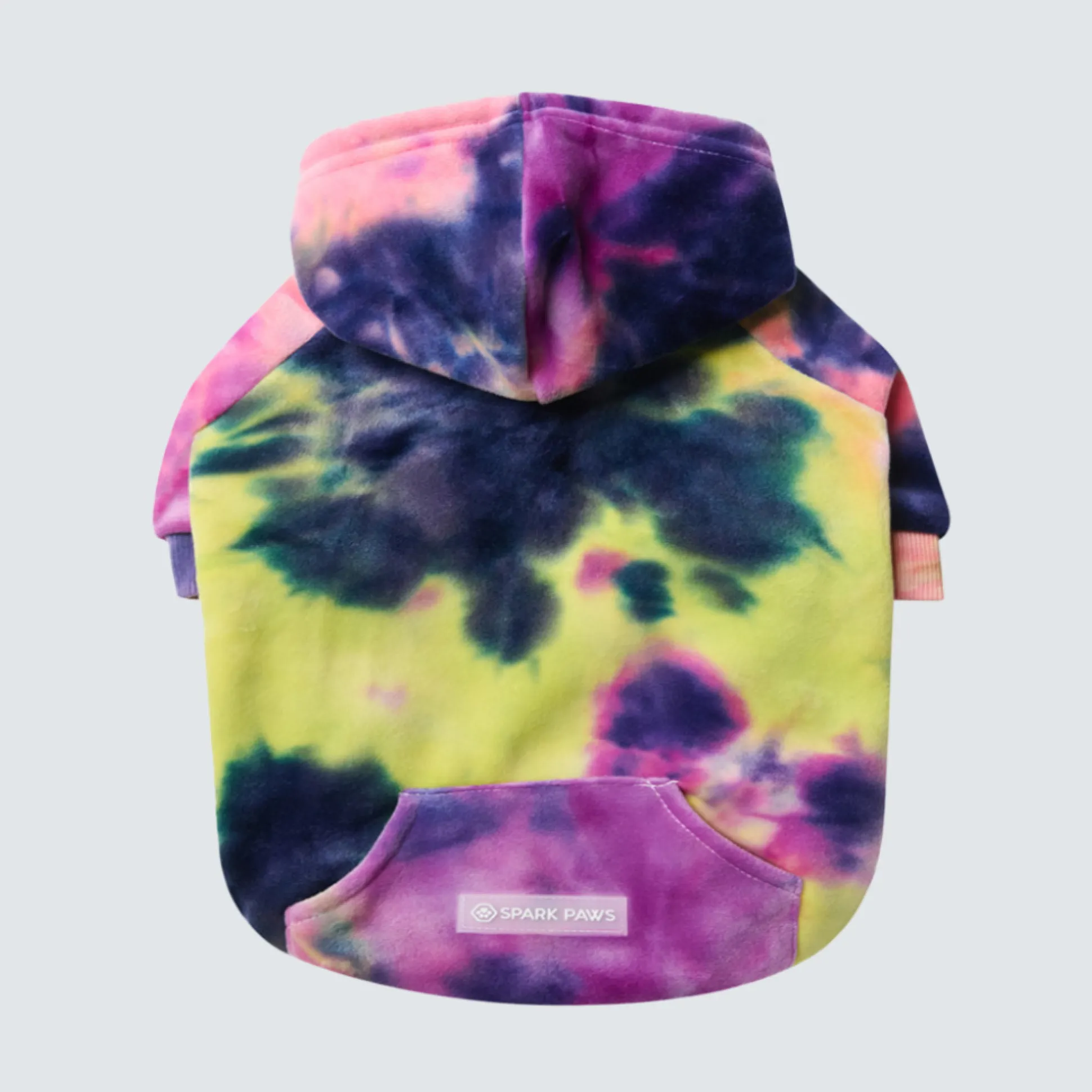 Velvet Dog Hoodie - Berry Lemonade