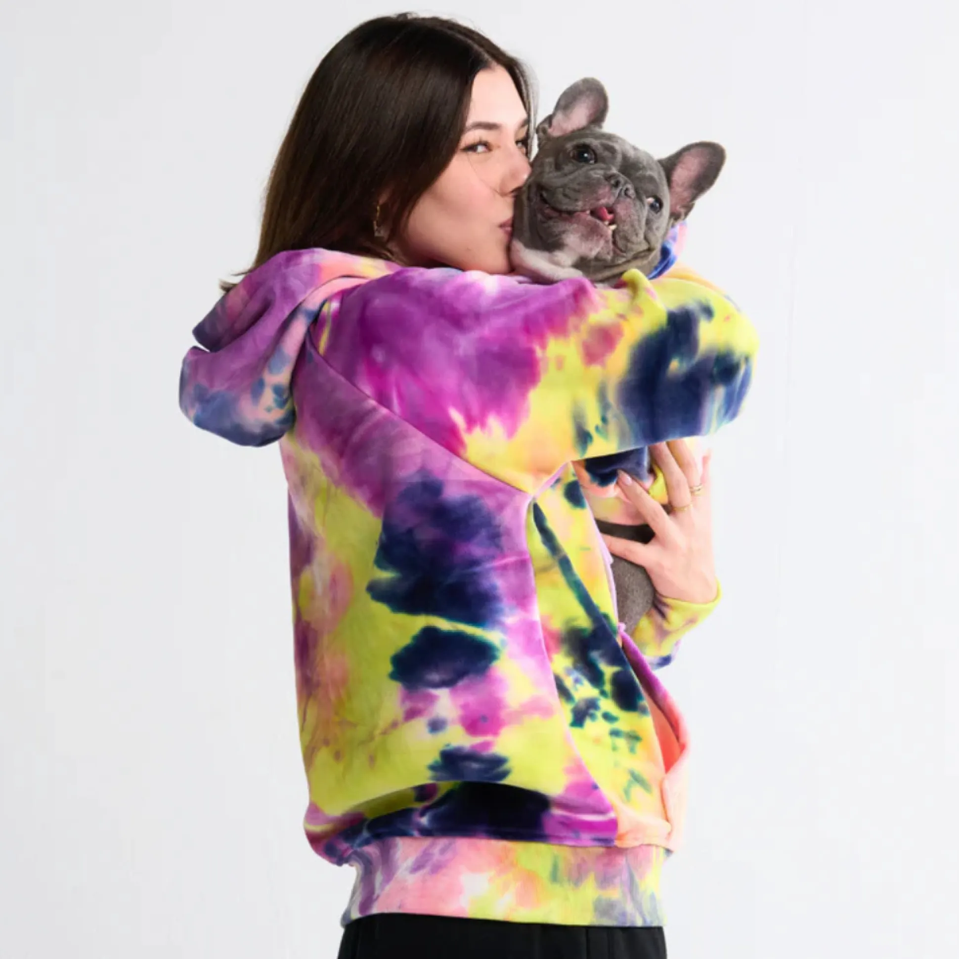 Velvet Dog Hoodie - Berry Lemonade