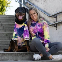 Velvet Dog Hoodie - Berry Lemonade