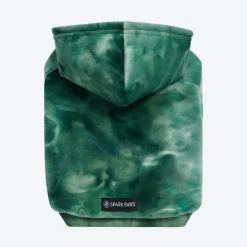 Velvet Dog Hoodie - Emerald Green